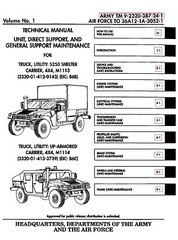 Humvee Tech Manual Unit Maintenance 11,500 Pages On Flash Drive M998 Army