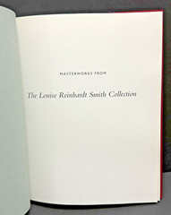 VTG Masterworks from the Louise Reinhardt Smith Collection MOMA 1995 HARDBACK