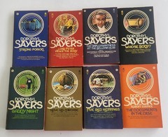 Lot x 12 Dorothy Sayers Paperback Books 1970s Avon Printings Good Condition