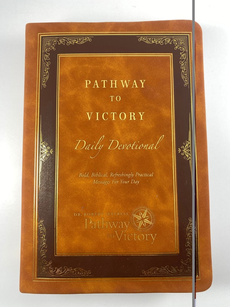 Pathway to Victory Daily Devotional 2025 Book Robert Jeffress Leather