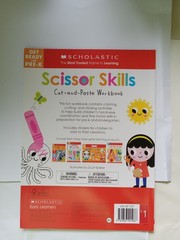 Scholastic Scissor Skills Cut-and-Paste Activity Book Ages 4-8 Illustrated