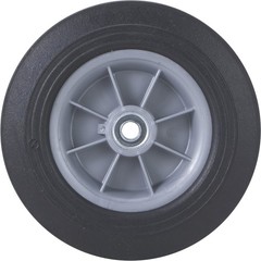 Martin Flat-Free Solid Rubber Tire and Poly Wheel, 10 x 2.75 Tire, Model#