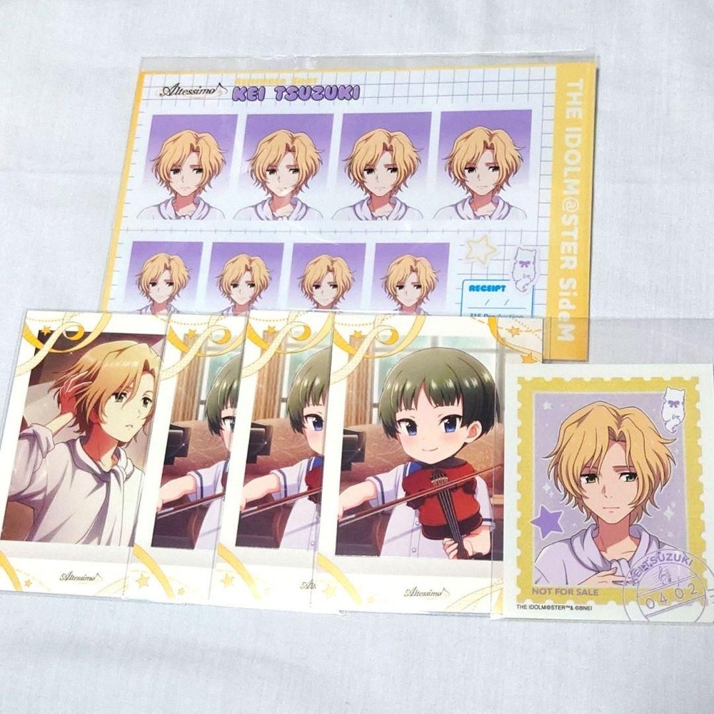 The IDOLMSTER SideM Pashakore Altessimo ID Photo Gallery 6pcs