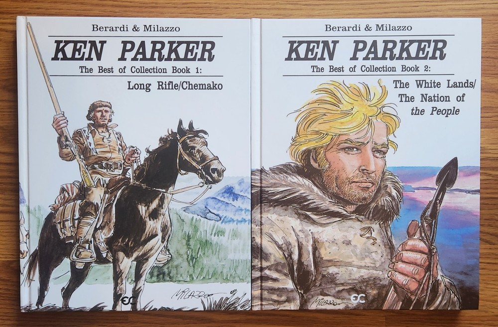 Ken Parker: Berardi, Milazzo Vol 1 and 2 First english edition Like New HC Large