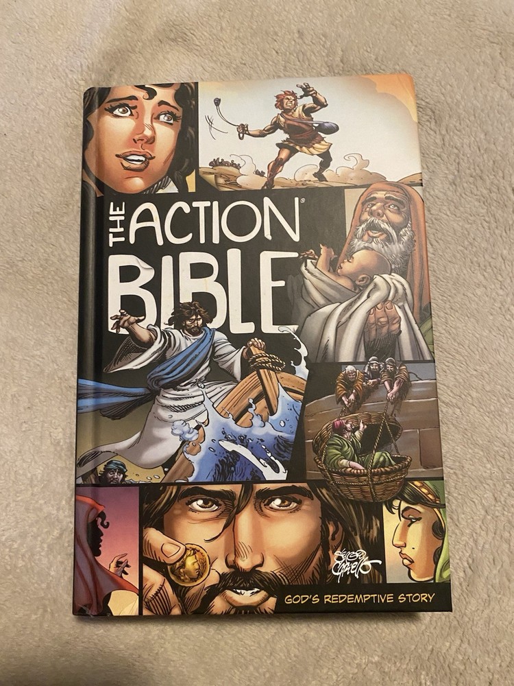 David C Cook Action Bible God’s Redemptive Story Hardcover 2020 Cariello