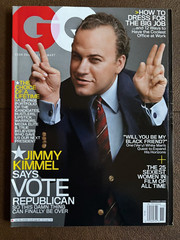 NOVEMBER 2008 GQ MAGAZINE JIMMY KIMMEL REPUBLICAN VOTE SEXIEST WOMEN