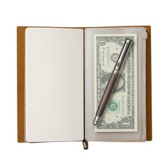 WANDERINGS Regular Size Travelers Notebook Bundle – 4.5″ x 8.5″ (11.5 x 22cm)…
