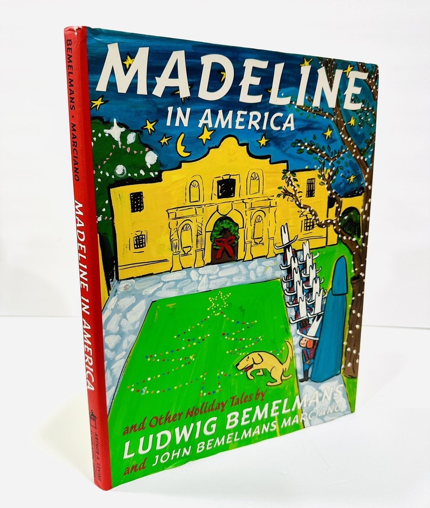Hardcover Book Madeline in America and Other Holiday Tales First Edition New