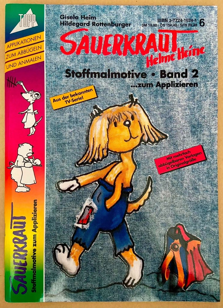 Buch – Sauerkraut (6) – Helme Heine – Stoffmalmotive (Band 2)