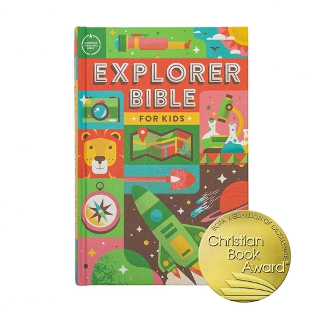 CSB Explorer Bible for Kids, Hardcover by W. Robert Godfrey (English) Hardcover