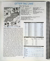 Detroit Lakes & Ottertail Area Fishing Maps Guidebook