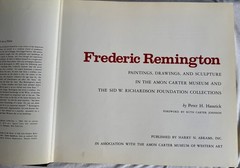 Frederic Remington Art Book Peter Hassrick Hardcover 1973 Western American Art