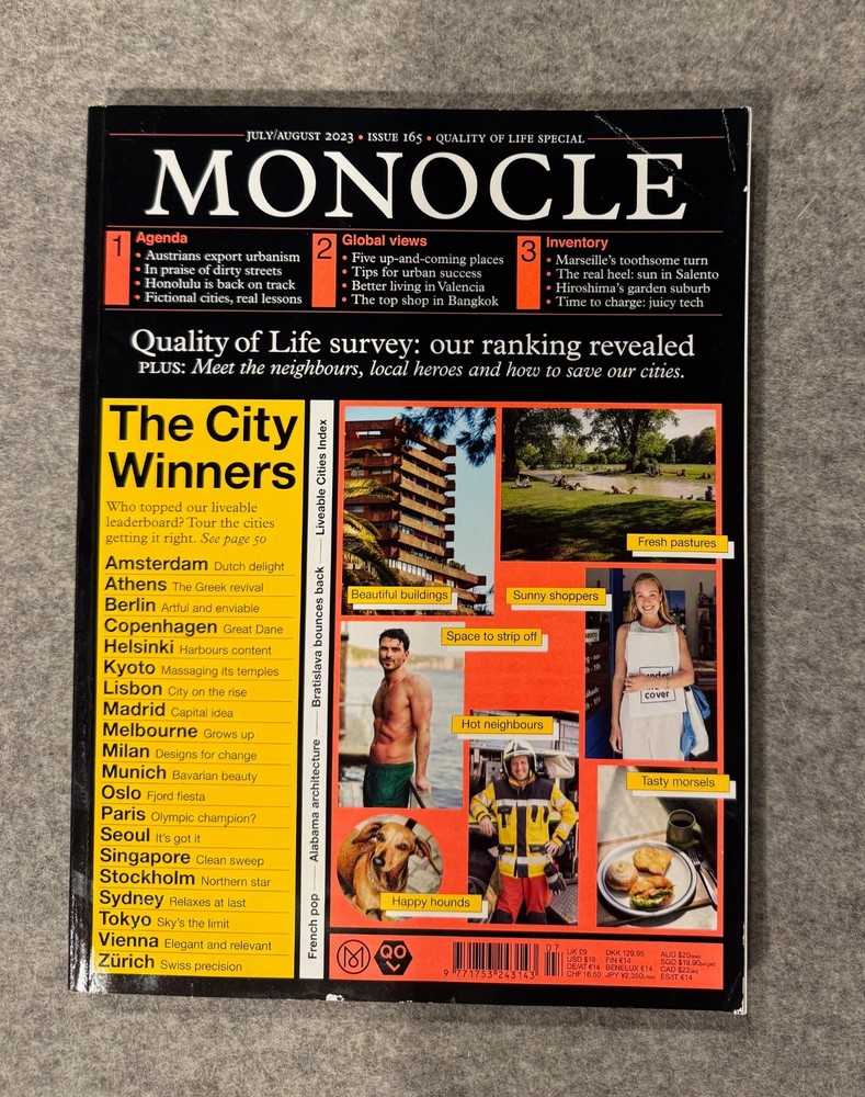 MONOCLE MAGAZINE August 2023 ISSUE 165 Quality Life Special