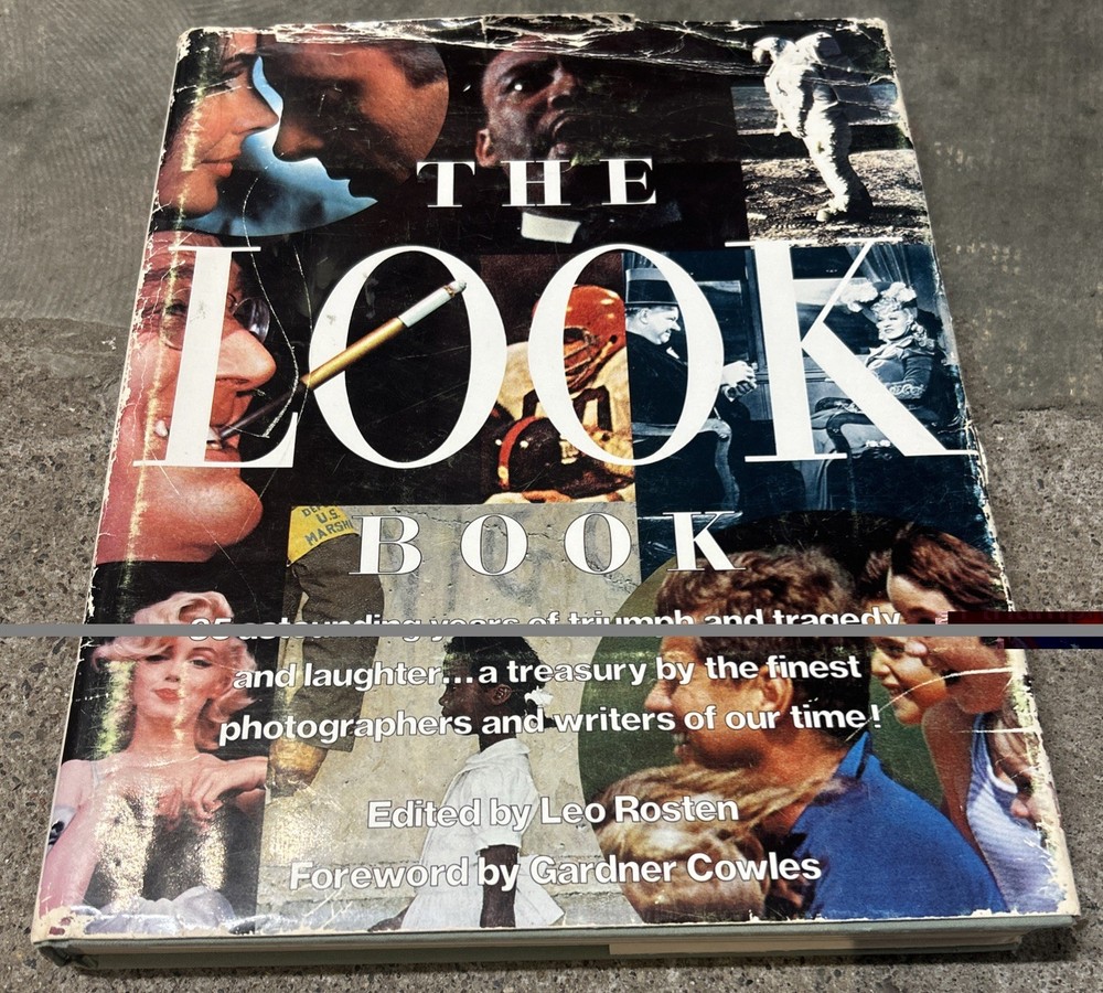 The LOOK Book by Leo Rosten, editor 1975 First Edition Vintage Large Format HC