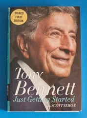 TONY BENNETT OFFICIAL BARNES & NOBLE NOT SIGNED LTD ED JUST GETTING STARTED BOOK