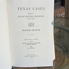 West Publishing South Western Reporter 2d 431-432 (1969) HC Texas Cases