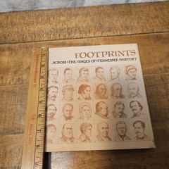 1976 Footprints Across The Pages of Tennessee History 24 Famous People HC