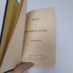 Genesis C H M Commentary Fleming H Revell Book Bible 1911 HB