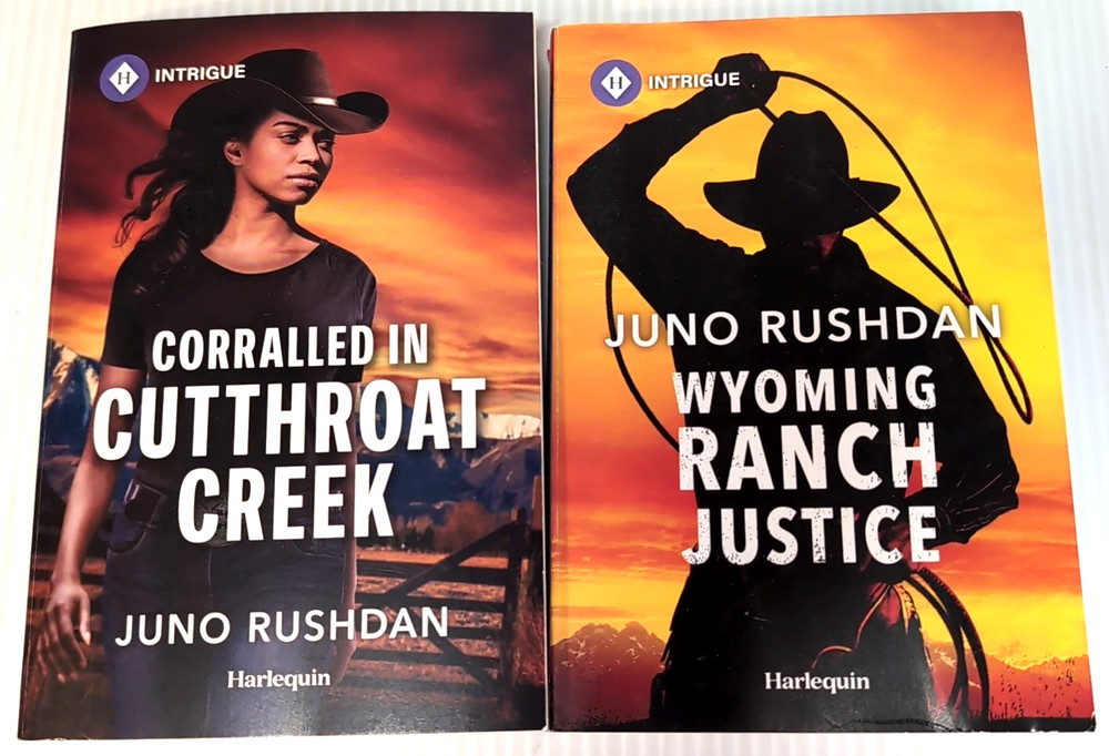 Lot of 2 Juno Rushdan Contemporary Cowboy Romance Harlequin Paperback Book