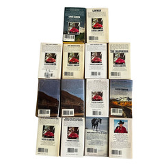 Set of 55 Louis Lamour Paperback Mixed Titles, Various Conditions, All Readable