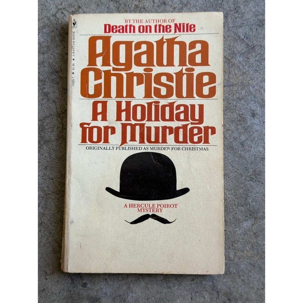 Agatha Christie A Holiday for Murder Hercule Poirot Mystery Vintage Paperback