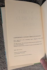 The Word for World is Forest Ursula K. Le Guin Signed First Edtion 1st Printing