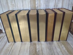 8 Longmeadow Press Bonded Leather Books – all the classics in great condition