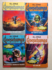 Goosebumps Books Lot of 17 R.L. Stine Mostly Vintage 1990s Paperbacks More Tales