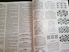 Lot of 2 Family Variety Puzzles & Games & 1 Book With Crosswords by Penny Press