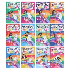 The Naughtiest Unicorn Series 12 Books Paperback Set – Ages 5-8 – By Pip Bird