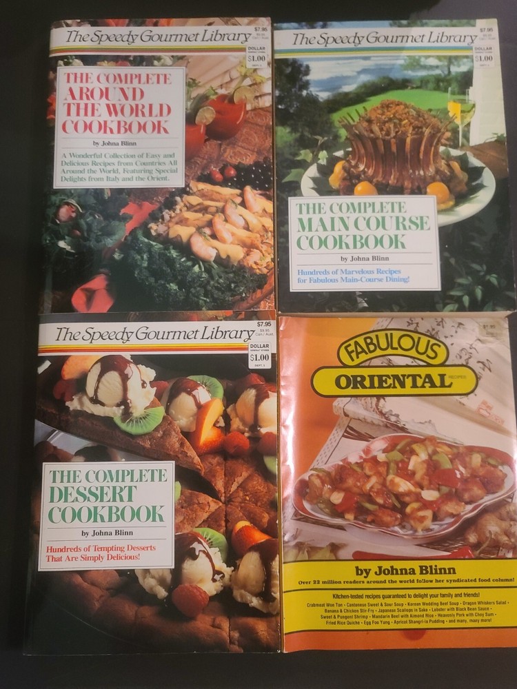 (LOT OF 3) THE SPEEDY GOURMET LIBRARY COOKBOOKS Plus Fabulous Oriental