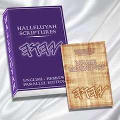 Hebrew Parallel Soft Cover Restored Names Bible & 2 Free Books & Free Shipping