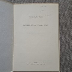 Rainer Maria Rilke Letters to a Young Poet Paperback 1943 1st Ed Vintage
