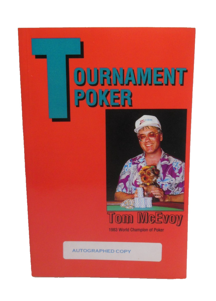 How To Win Tournament Poker SIGNED by Poker Hall of Fame Player Tom McEvoy TPB