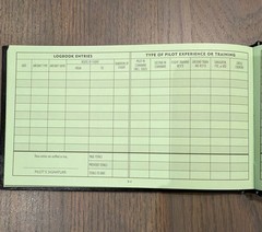 Pilot Log Book by Inc. Peter Pauper Press (Hardcover, 96 page, 40 Flights)