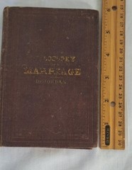 1865 The Philosophy of Marriage Being Four Important Lectures, Medical History