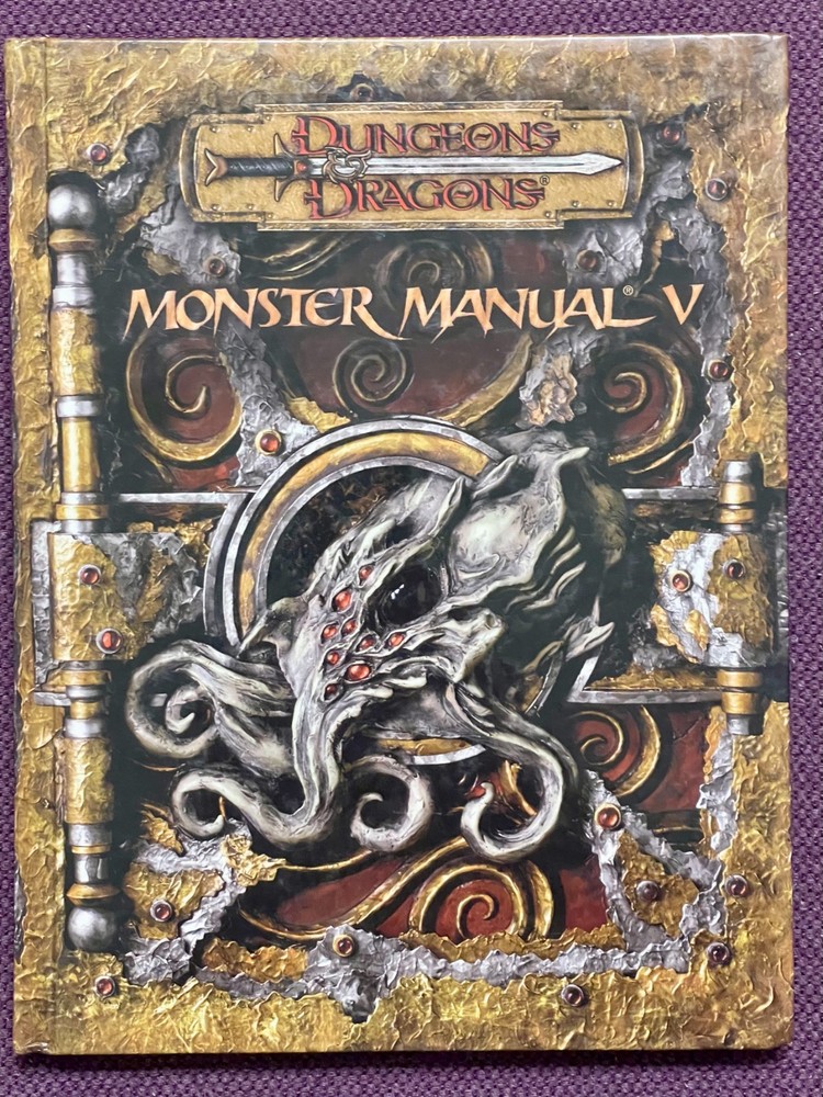 Monster Manual V Dungeons & Dragons 3.5 D20 (2007, Hardcover)