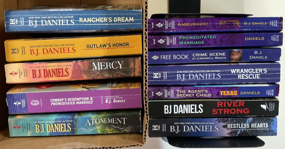 B J Daniels PB lot of 12 Ambushed Atonement Mercy Outlaw’s Honor Restless Hearts