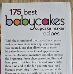 Babycakes Cupcake Cookbook, 175 Best Cupcake Maker Recipes, Sealed, 216 Pages
