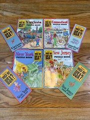 Highlights WHICH WAY USA Puzzle Books & Maps Virginia New Jersey Connecticut NY