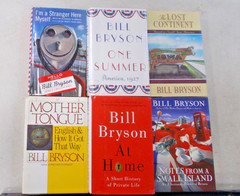 6 BILL BRYSON # HC W/DJ STRANGER SMALL ISLAND SUMMER MOTHER TONGUE LOST HOME