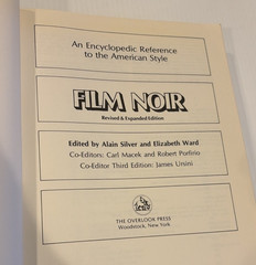 Film Noir Encyclopedic Reference American Style 3rd Edition Silver Ward PB 1992
