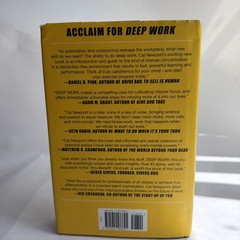 DEEP WORK Focused Success in a Distracted World CAL NEWPORT First Edition