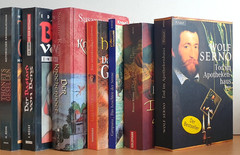 BUCHPAKET+7 BÜCHER+Historische THRILLER+WOLF SERNO+SUSANNE KRAUS+TB+HC+BUNDLE
