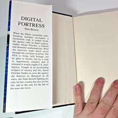 Digital Fortress by Dan Brown Hardcover Book Club Edition BCE NSA Techno Thrille