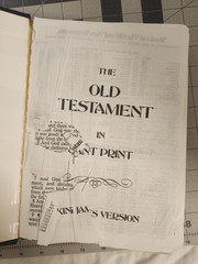 HOLY BIBLE Giant Print with Study Helps KJV Red Letter ~ Dugan 710 Black 1984 SC
