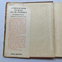 A French Book to Read All By Yourself by Helene Octave Vintage 1950s 102 pages
