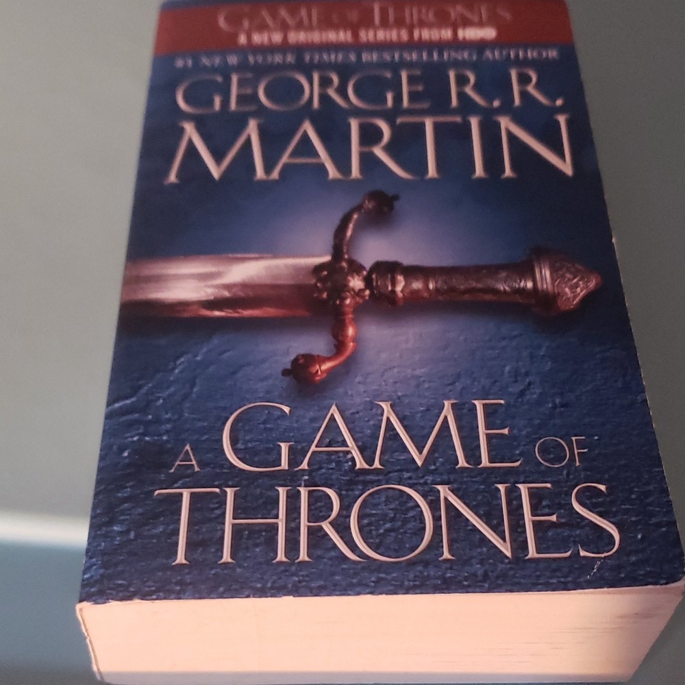 George R.R. Martin A Game of Thrones Paperback Novel – A Song of Ice and Fire