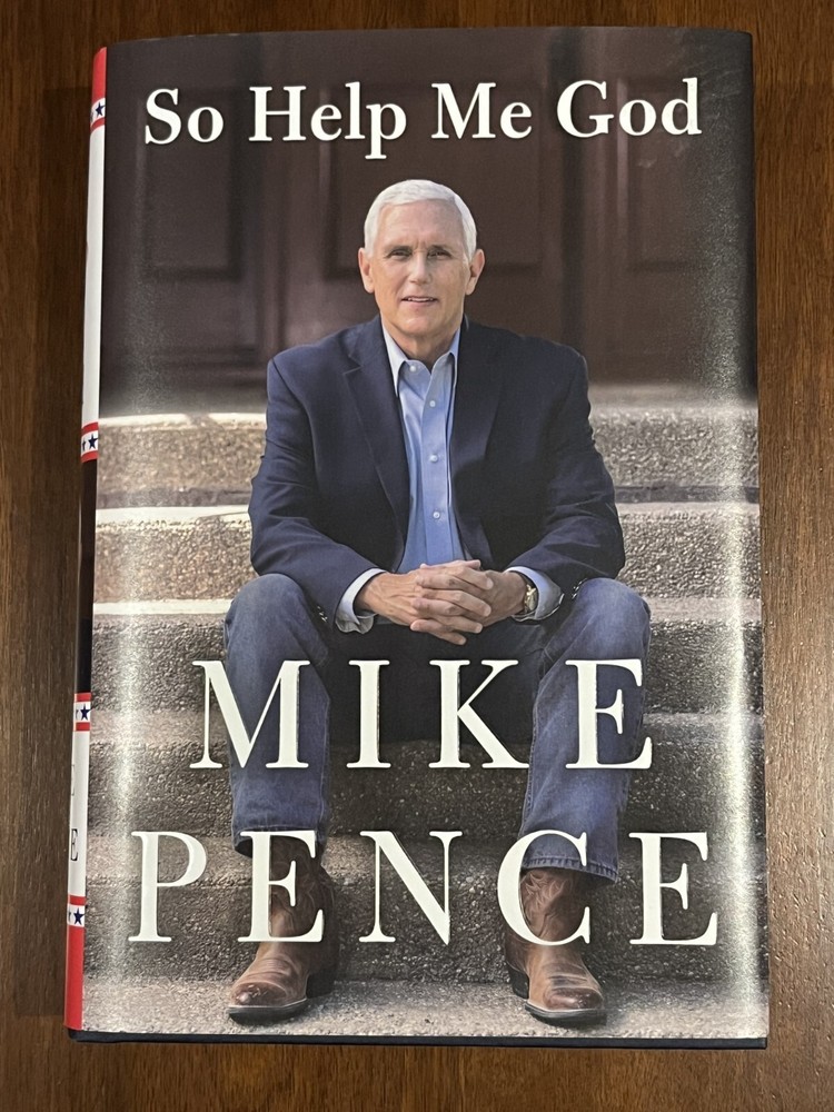 So Help Me God by Mike Pence Autobiography Hardcover Book