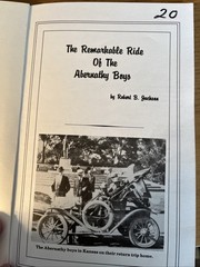 THE REMARKABLE RIDE OF THE ABERNATHY BOYS By Robert B. Jackson- Paperback